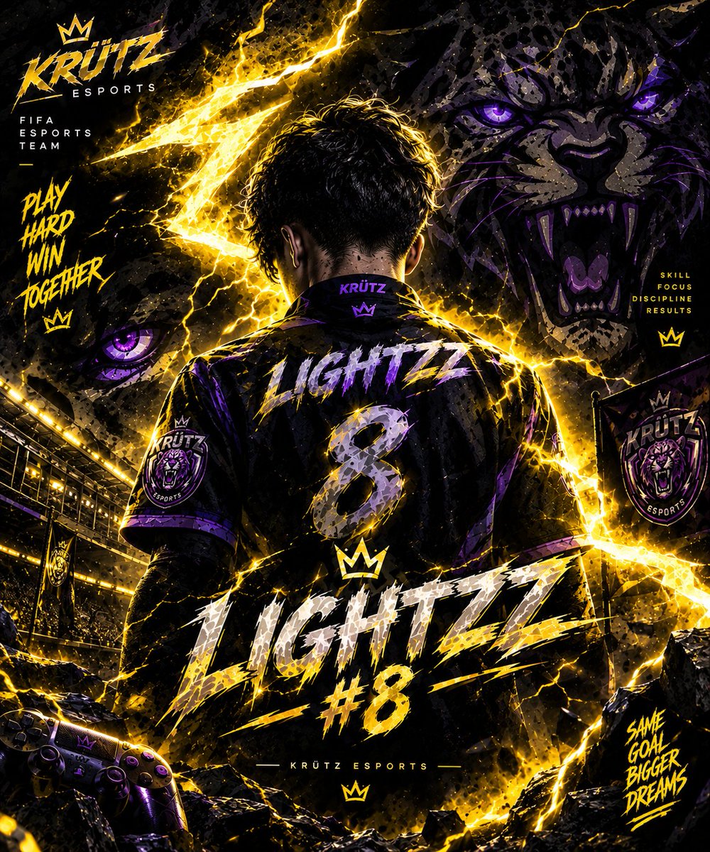 KRUTZ_eSports's tweet photo. Se acerca el otoño asique bienvenida la tormenta y los rayos. ⚡
Nuestro delantero killer.

#BienvenidoLightzz
@Danielightz https://t.co/ZBnpxvQGo3