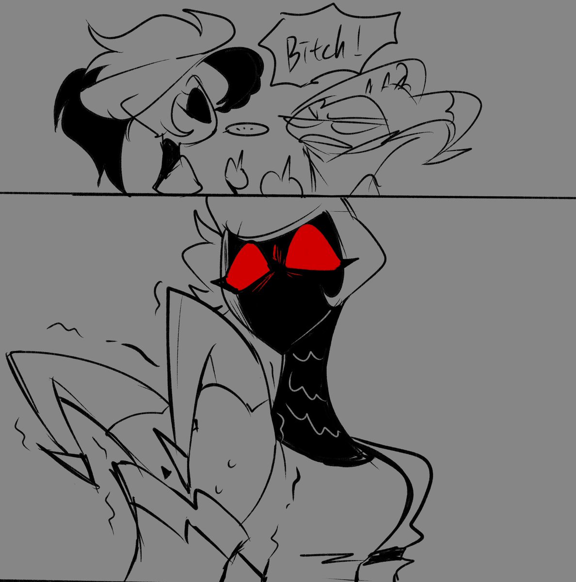 PeriQ5XG's tweet photo. Just some crazy thoughts lol
I think it would be interesting if Adam stayed with Rosie XD 
And ROSIE IS NOT EVE IN THIS AU
#HazbinHotel #HazbinHotelRosie #HazbinHotelAdam https://t.co/BXmIHFsDIp
