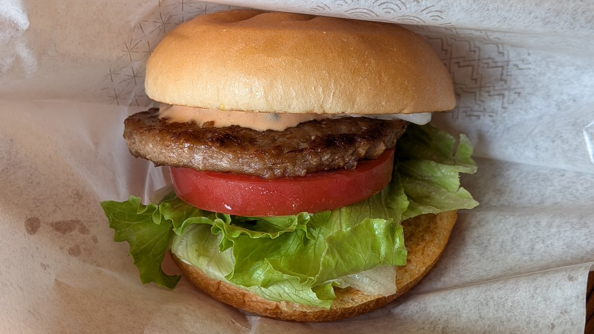 apollokosaba's tweet photo. 孤独のグルメリポート 
20261004

モスバーガー の朝モスでちょっと早めのランチ
朝の野菜バーガー〜オーロラソース〜セット(ブレンドコーヒー)¥540 をオーダー。
変わらぬ美味しさ。

#孤独のグルメ
#モスバーガー
#きのう何食べた
#グルメ
#ソロメシ
#ランチ
#モーニング

1970 https://t.co/8G32HeTdes