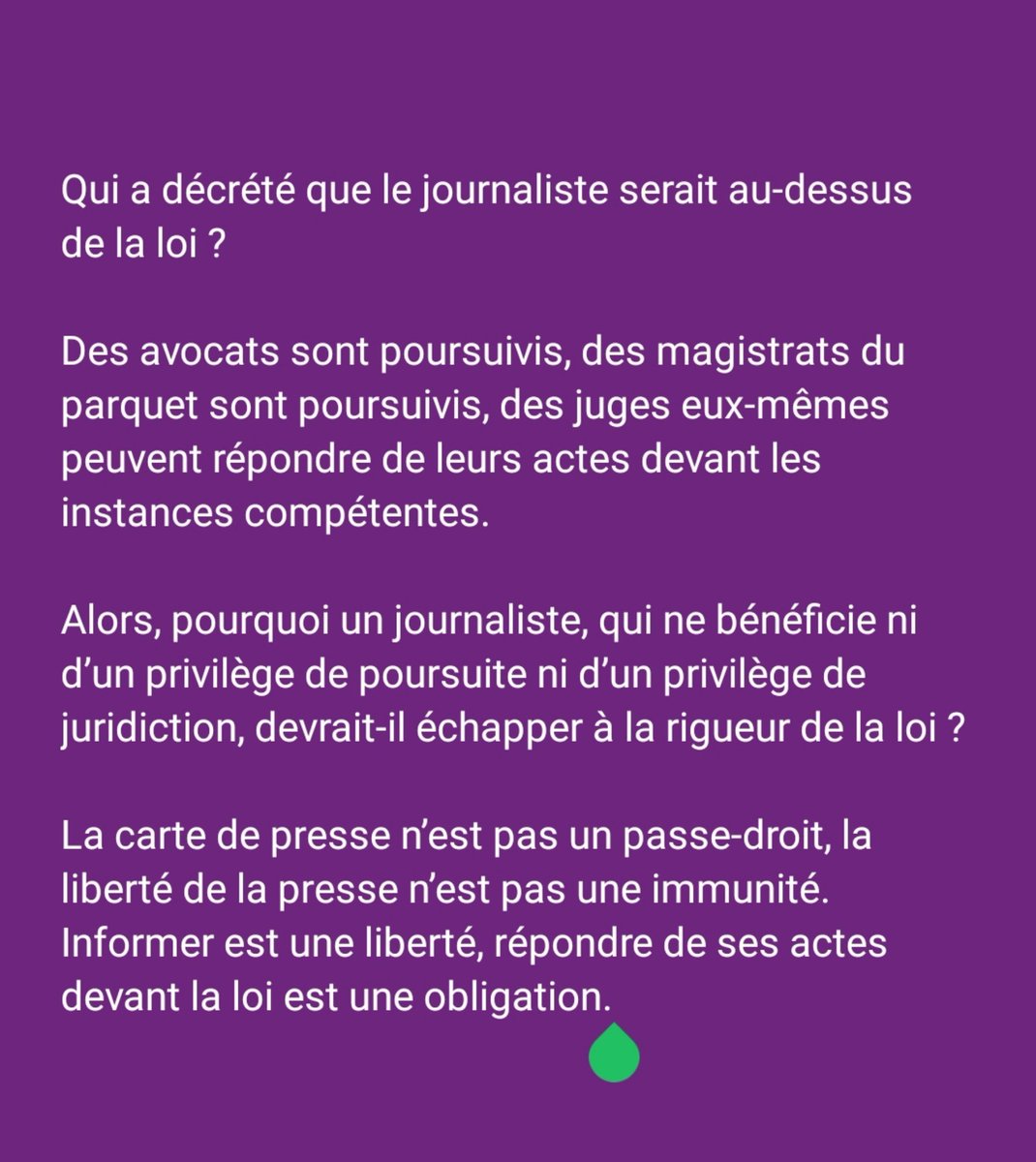 WandjaN's tweet photo. Quand certains journalistes sans éthique pensent que la liberté d'expression, d'information ou de la presse = liberté de nuire à l'autre.

Ceci est mon écriture, fachez-vous comme vous voulez, je m'en fous. https://t.co/shBFVFSc1k