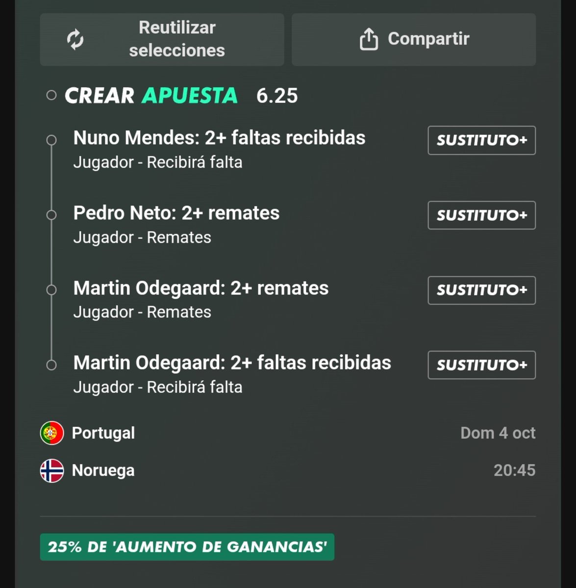 MambaBetss's tweet photo. Hoy tenemos jaleo en la nations y por ello vamos al lio👇🏻

➡️ Aumento 25% Cuota 6
➡️ Funbet Cuota 7 de taps

Cuando salgan alineaciones dejare algunas pedradas mas por el canal, link primer comentario👇🏻 https://t.co/WLxEqLITsz