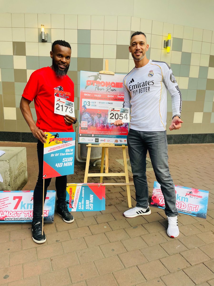 RunAlexAC's tweet photo. Today the running community came out to run in support of a great initiative organised by Busisiwe Bless Mzandolo  of North Runners in partnership with Run Alex 

The Stronger Fun Run was to raise awareness in redefining and prioritising men's mental health.

As Run Alex we were honoured to work together with great partners to make this day the success that it was.

Thank you to everyone who showed up and took part, whether walking or running. 

We fully endorse such initiatives as Run Alex I'm saying we are stronger together and you don't have to feel alone.

#runalex
#runalexac
#mentakeupyourstand