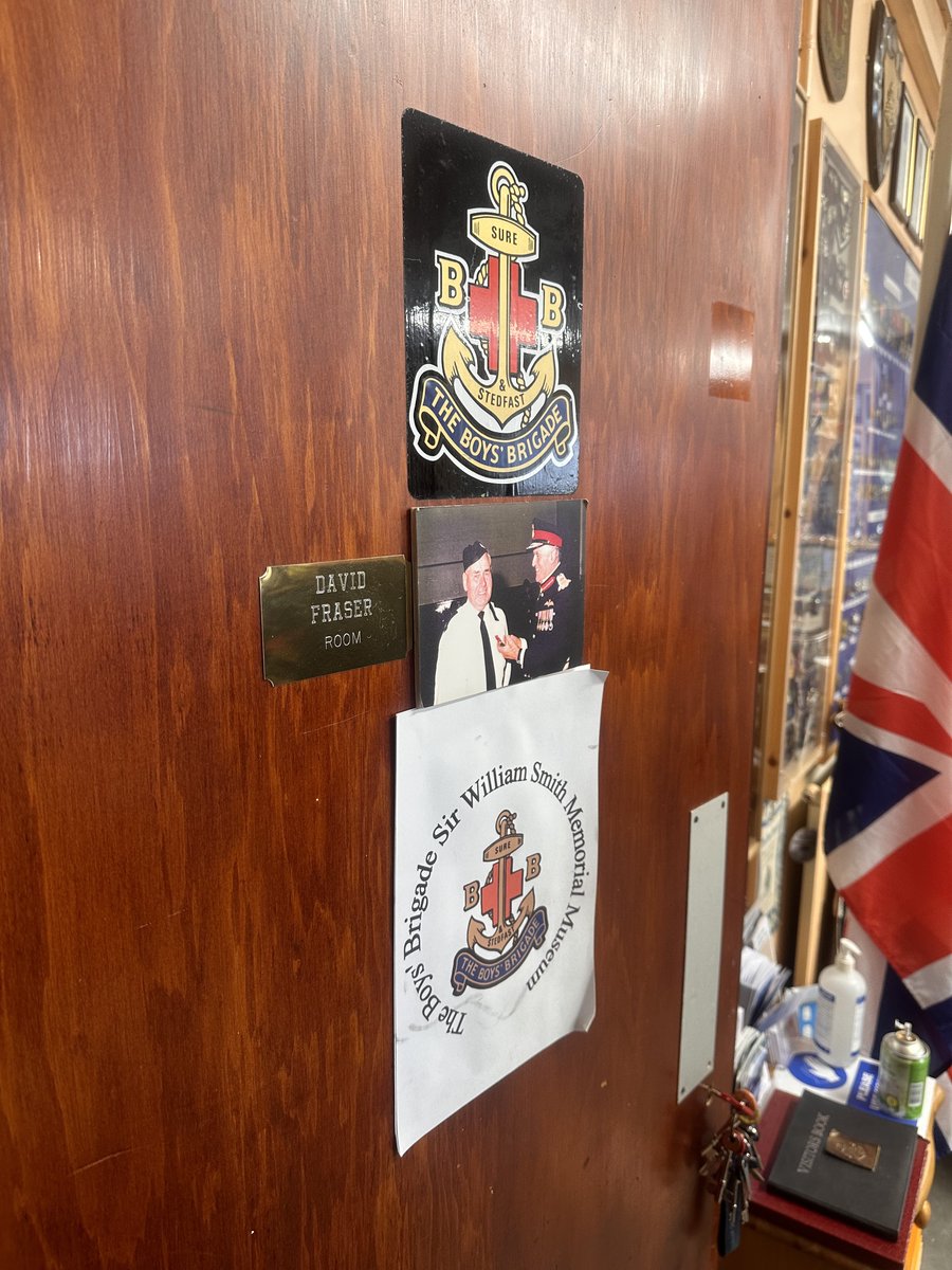 RFC_Michael_'s tweet photo. I’m proud to be the 4th generation of my family to have been in the BB.
The Boys’ Brigade Museum in Thurso is held within The David Fraser Room, who’s my Great Grandad. He was awarded a BEM for services to 1st Thurso Company.
#SureAndStedfast https://t.co/sy8e14ZZk0