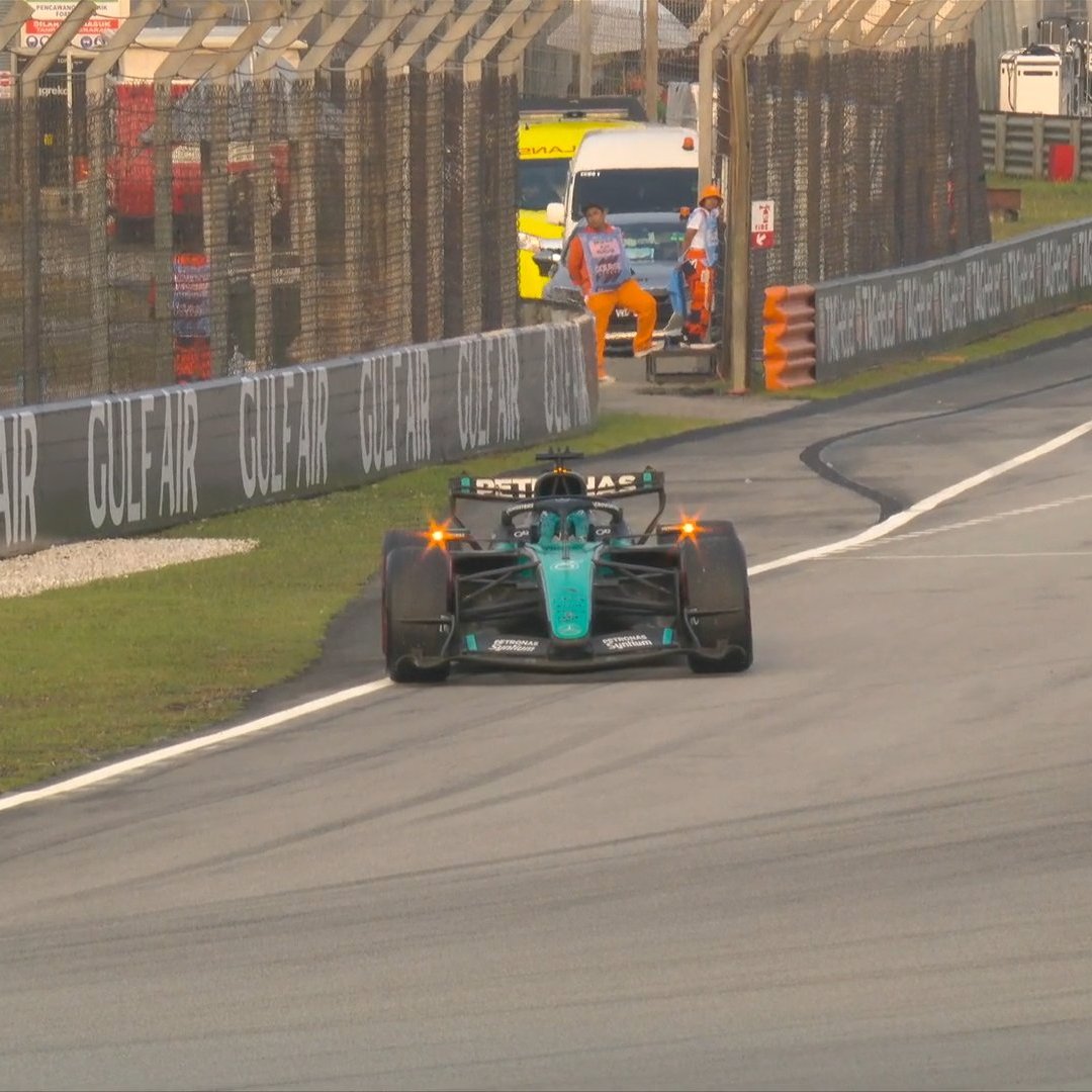 MercedesAMGPCF1's tweet photo. 🚨 Toto speaking to Sky Sports F1:

🗣️"It’s a power unit failure. It wasn’t caused by the Safety Car. We haven’t assessed it yet."

"I’m so massively annoyed, and not in a happy place."

"First of all, we didn’t have the speed that we were hoping to have before the weekend, so there’s a lot of homework to be done in order to recover, which I’m sure we will."

"Then the race literally, if you consider the fight with Lewis behind, went against us. We had such an advantage, one VSC, two Safety Cars, you couldn’t be more unlucky."

"And to make things worse, a PU failure with a few laps to go until the end for George, which is terrible for his championship and not good at all for our constructors’ points."

"So, as much as I love to be here when I look at the pure races, one of my worst experiences, to be honest."