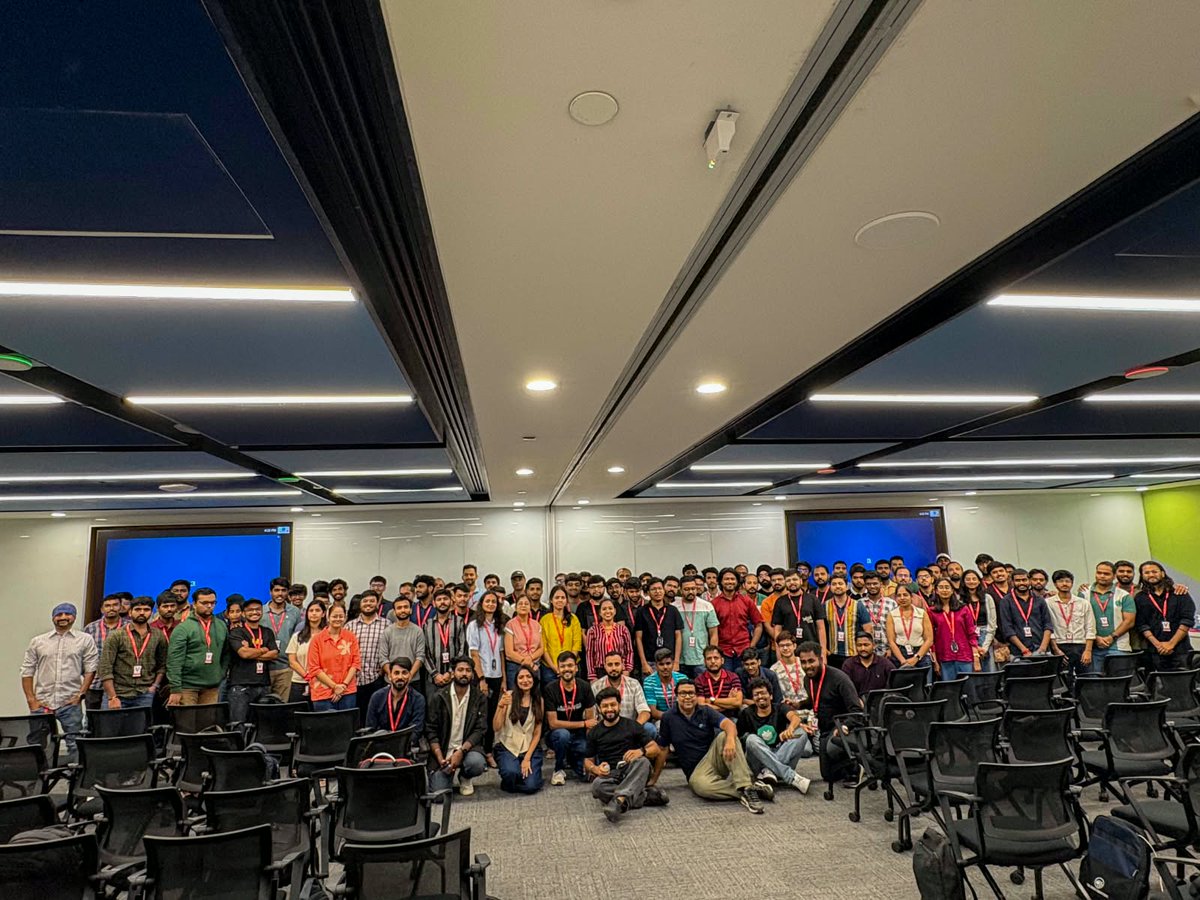AbhiGurjarIn's tweet photo. Had an incredible time at the #AIDevCircle meetup hosted by PhonePe in Bengaluru! Great deep dives into inference engineering, AI delegation, and on-device AI. Always inspiring to connect with devs shipping real products instead of just chasing hype.

#GenAI #LLMs #TechMeetup https://t.co/pMfnILUktW