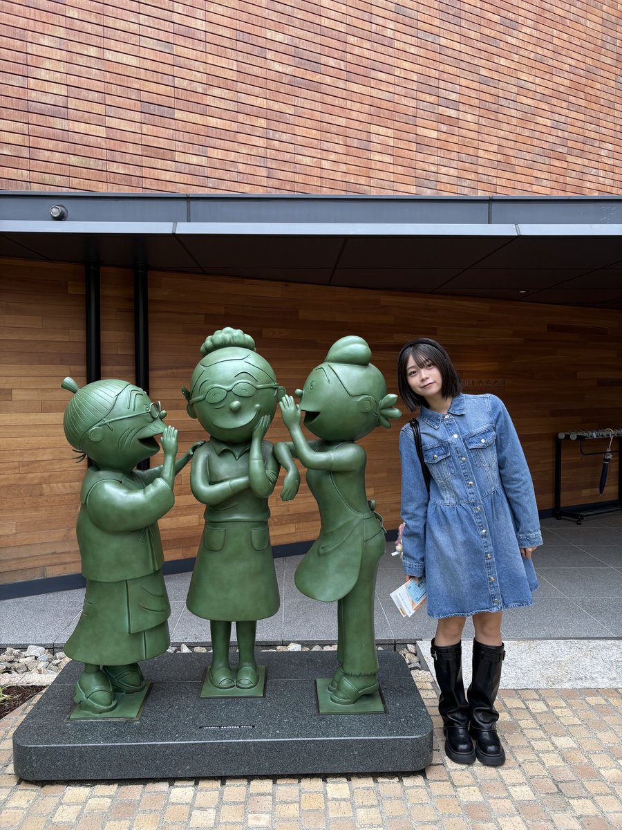 ainyan_1209's tweet photo. 写真探してたら昔のがでてきた
◀︎2026.9
　　　　　　　　　　　　 2022.3▶︎
 #稲光亜依  #長谷川町子美術館 https://t.co/UtyuIGF0AI