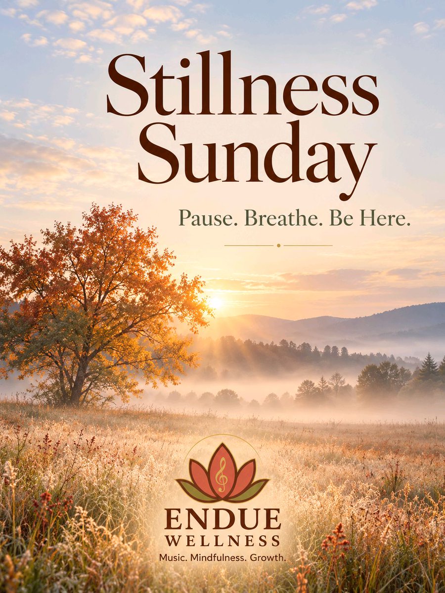 enduewellness's tweet photo. Hey Beautiful Souls… 🌿 Pause. Breathe. Be here. Let this Stillness Sunday give you a moment to slow down and simply be.

Y’all know the vibe — stay grounded, stay glowing. Endue it with grace. ✨

#StillnessSunday #EndueWellness https://t.co/l6e0bcE38G