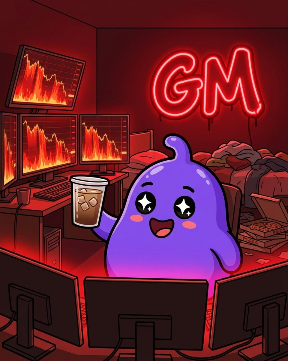 DelHopium's tweet photo. 🟣 GM. My portfolio is down 80% before my coffee even brewed. Nature is healing, the discount rack is open!

#DelHopium #CryptoTrading #CryptoMemes https://t.co/zq8rJmBVdc