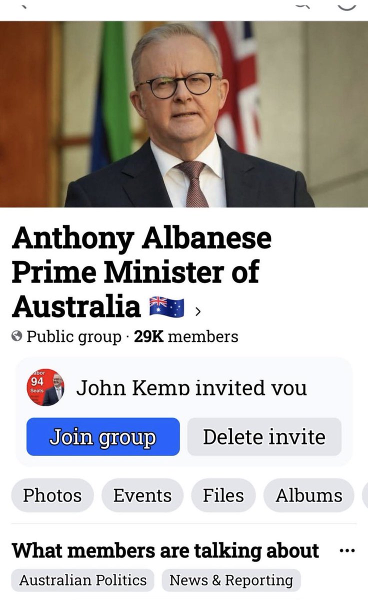 ShiannonC's tweet photo. Another fake foreign-run Anthony Albanese page that has been unearthed by IPA and Libertarian Exposed page on facebook and Linda Ashton. 

The page is approximately 6 months old and already has 29k members, some of whom I know that may have originally been sucked into the fake-page vortex by friends to follow or are in it for the trolling and the angst.

The site has an incredible number of members whose accounts originate from overseas. These overseas members push the commentary and engagement. 

Yesterday the page had 287 new posts, 2535 new comments, 5641 reactions. The site had 111.3k comments in the last 28 days - many of these are generated from these overseas accounts to drive engagement with others.

The posts mainly consist of simple yes and no questions and drive rage baiting and angertainment systemically daily. Between the amount of overseas admins and the amount of overseas members, they are able to keep on pushing content 24/7 that engages the algorithm that keeps the levels of exposure and reactivity high. There are an insurmountable number of other fake pages on facebook doing the same thing. The more engagement these pages receive, the more the overseas instigators are rewarded for it. They don’t necessarily believe anything they are posting. They are given templates and information to pump out misinformation, AI, rage bait and to keep pushing engagement with the original posts.

As you can see from the snapshot of admins and moderators -they are all foreign. I checked the site and not one lives in this country. The admin and moderator list is larger than is shown here. 

They are completely invested in getting this online misinformation seen by as many people as possible. Now imagine that one page times 1000. Which is likely a conservative estimate. The damage that is being done by misinformation is immense.

So… who’s driving that bus? 

.. and what are we going to do about moderating online content and the algorithms that deliberately drive it all?