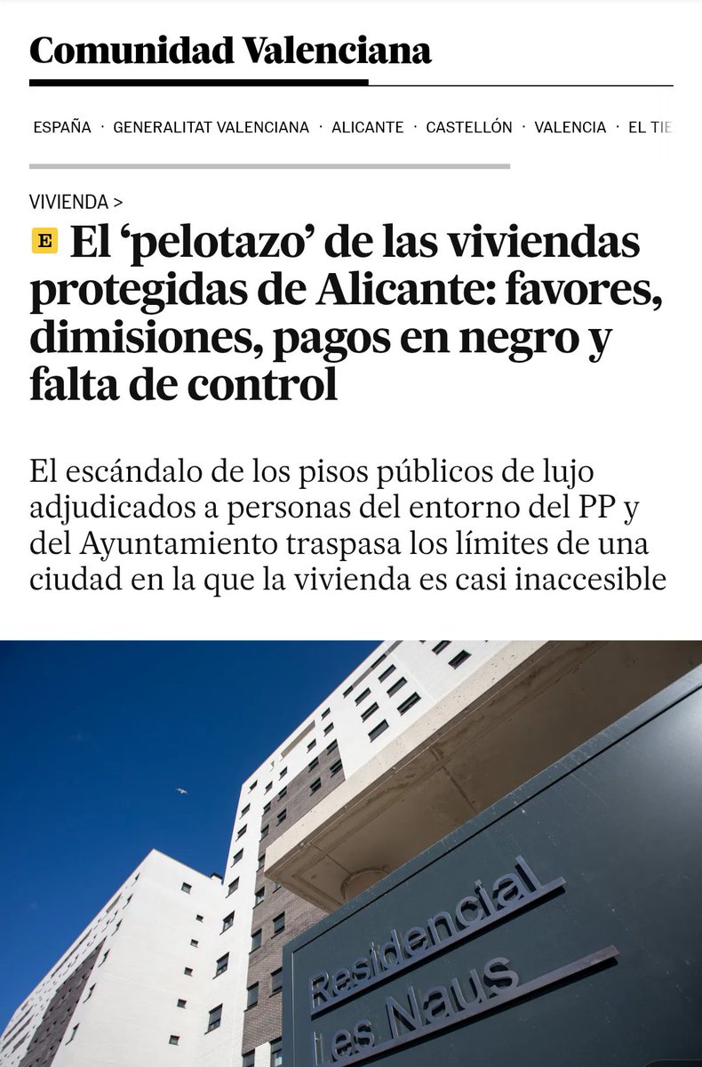 marjoakd's tweet photo. @herqles_es Próximo palo, el clásicazo patrio del expolio, construir vivienda pública 

🚨Trinca el constructor, el intermediario, vuelven al mercado pasados unos años o se las llevan de saldo los de siempre.

Entre medias, nos quedamos alguna en la famiGlia

Vuela, dinero público, VUELA💸 https://t.co/NatioMYkAz