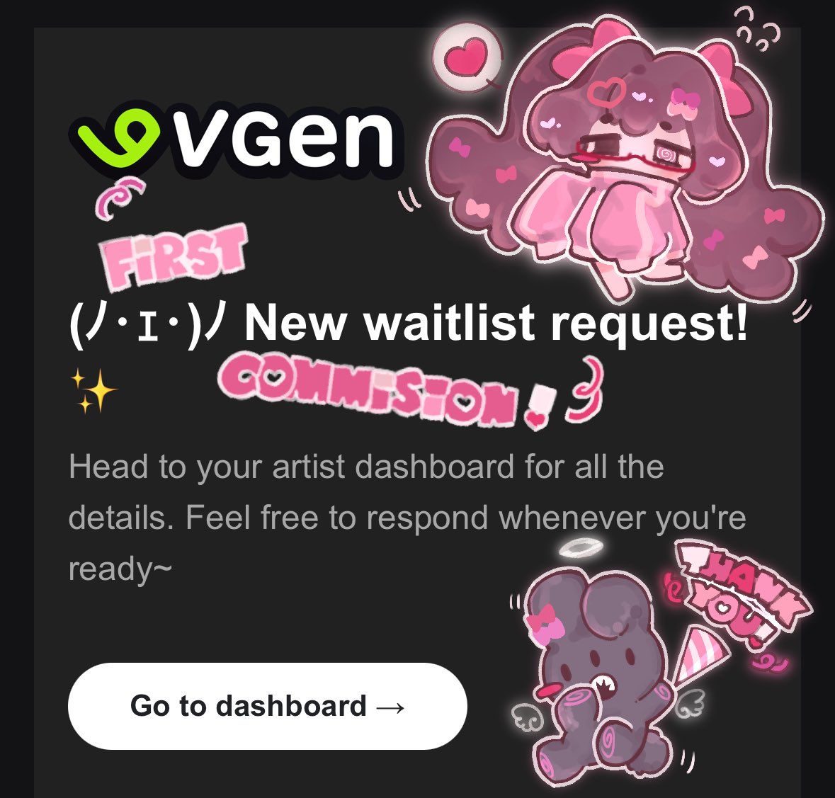 BottleMedicine's tweet photo. OMG😭😭 I Got My First Vgen Commissions!!!
Thank Uuuuuuu Sooooo Much 😭😭😭😭✨✨

#vgen #VgenCommㅤ #commissionㅤ #artmoots https://t.co/rWdaoFuHyU
