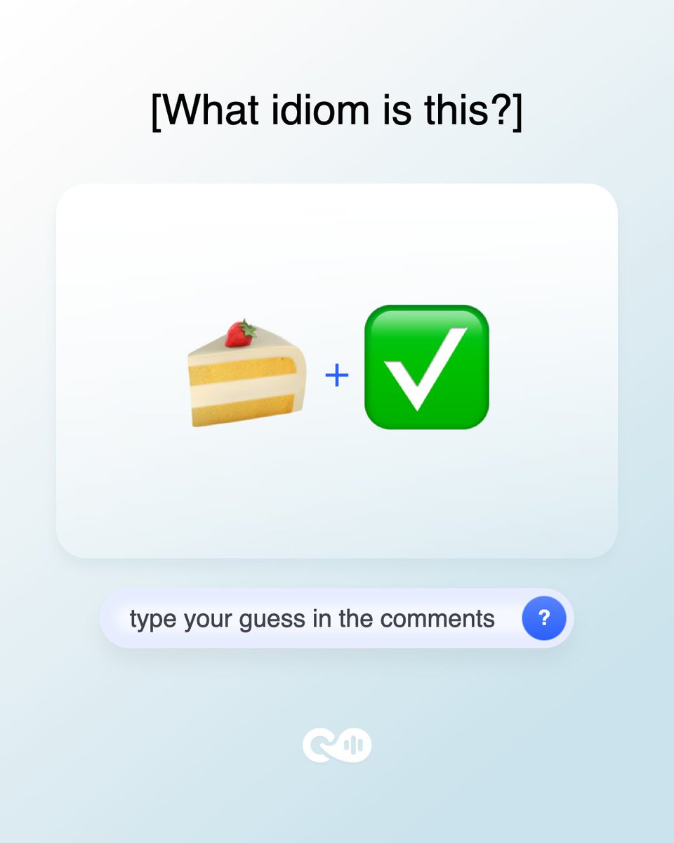 Loora_AI's tweet photo. No actual cake involved. Guess the idiom before you swipe. https://t.co/RuSdKdZj9G