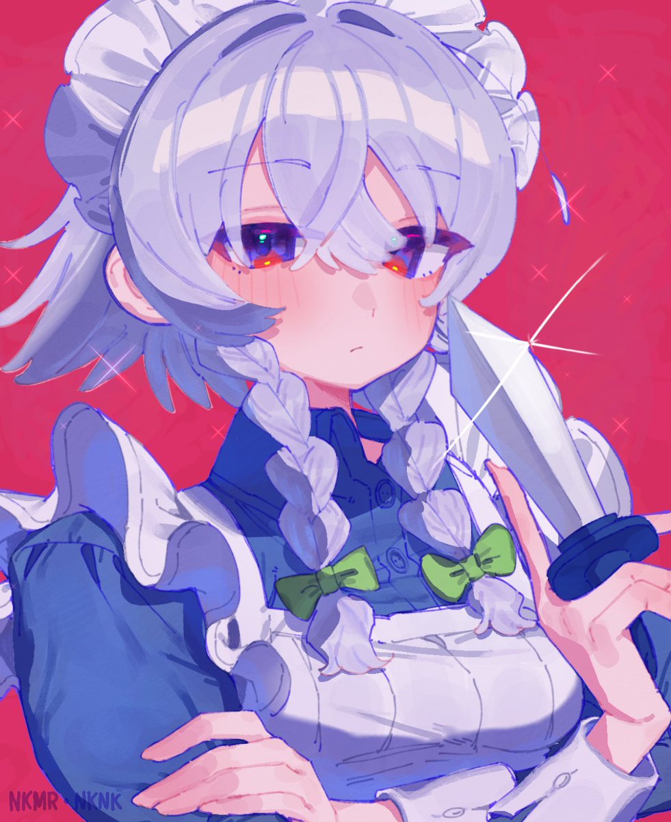 tukinouratokayu's tweet photo. 咲夜さん https://t.co/zmmkAjkaJn