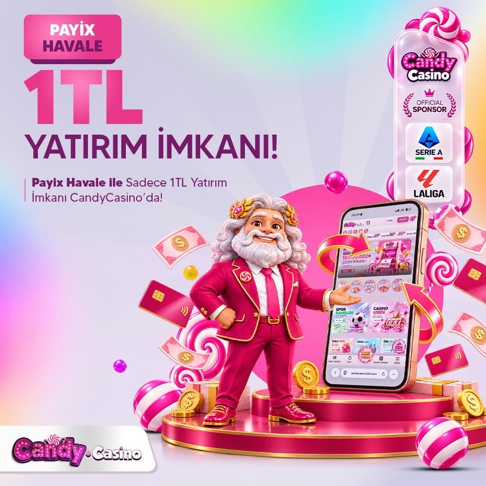 Candysosyal0's tweet photo. ✅ HAVALE İLE1️⃣₺ YATIRIM İMKANİ CANDYCASİNO'DA!

🧾 Payix Havale yöntemiyle işlemler artık çok daha pratik!
Sadece 1️⃣₺ ile hızlıca yatırım yap, zaman kaybetme.

🔴 Anında bakiye yükleme, gecikme derdi yok
🔒 Güçlü altyapı ile güvenli işlem deneyimi

💠 https://t.co/o6NH1byRjB https://t.co/kLcbk0Pdo3