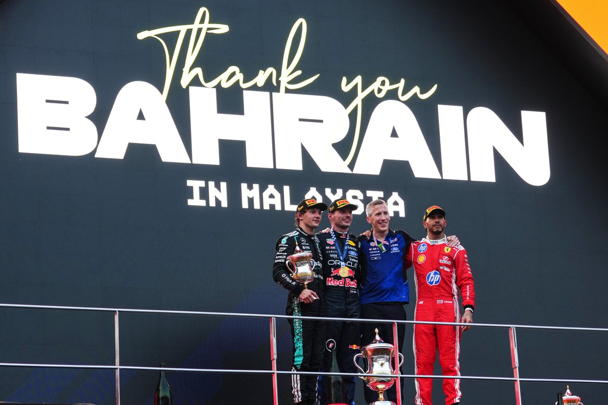 F1's tweet photo. Sepang, you were spectacular 🤩

Thank you ❤️

#F1 #BahrainGP https://t.co/PAsp3Ns4KF