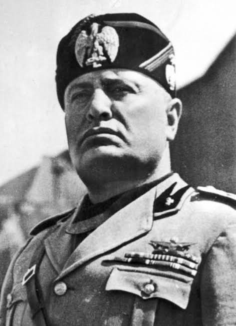AFoolforChrist's tweet photo. Describe Mussolini in one word. https://t.co/QgkNmDph4j