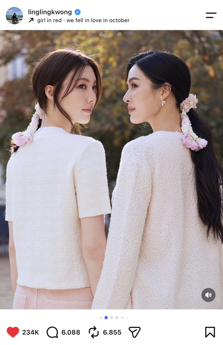 aliceoxstt03's tweet photo. ling hỏng có tag nhưng vẫn có người share về story lẹ lắm 😌 hành vi cặp đôi quá nha

#LinglingKwong #OrmKornnaphat 
#LingOrmDiorSummer27 #LingOrm 
#Dior #DiorSummer27 #PFW https://t.co/D8UhKnQKWO