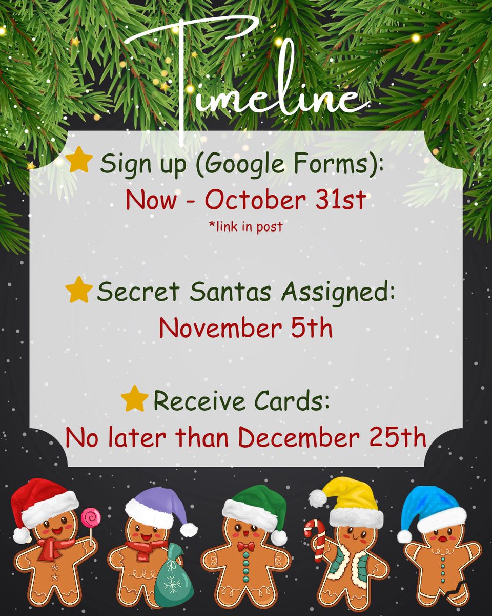 oneweveparty's tweet photo. @official_ONEWE 🎄🍪 𝕆𝕟𝕖𝕨𝕖 𝕊𝕖𝕔𝕣𝕖𝕥 𝕊𝕒𝕟𝕥𝕒 🍪🎄

⭐️ Please DM us if you have any questions! https://t.co/0tZfgz9WT0