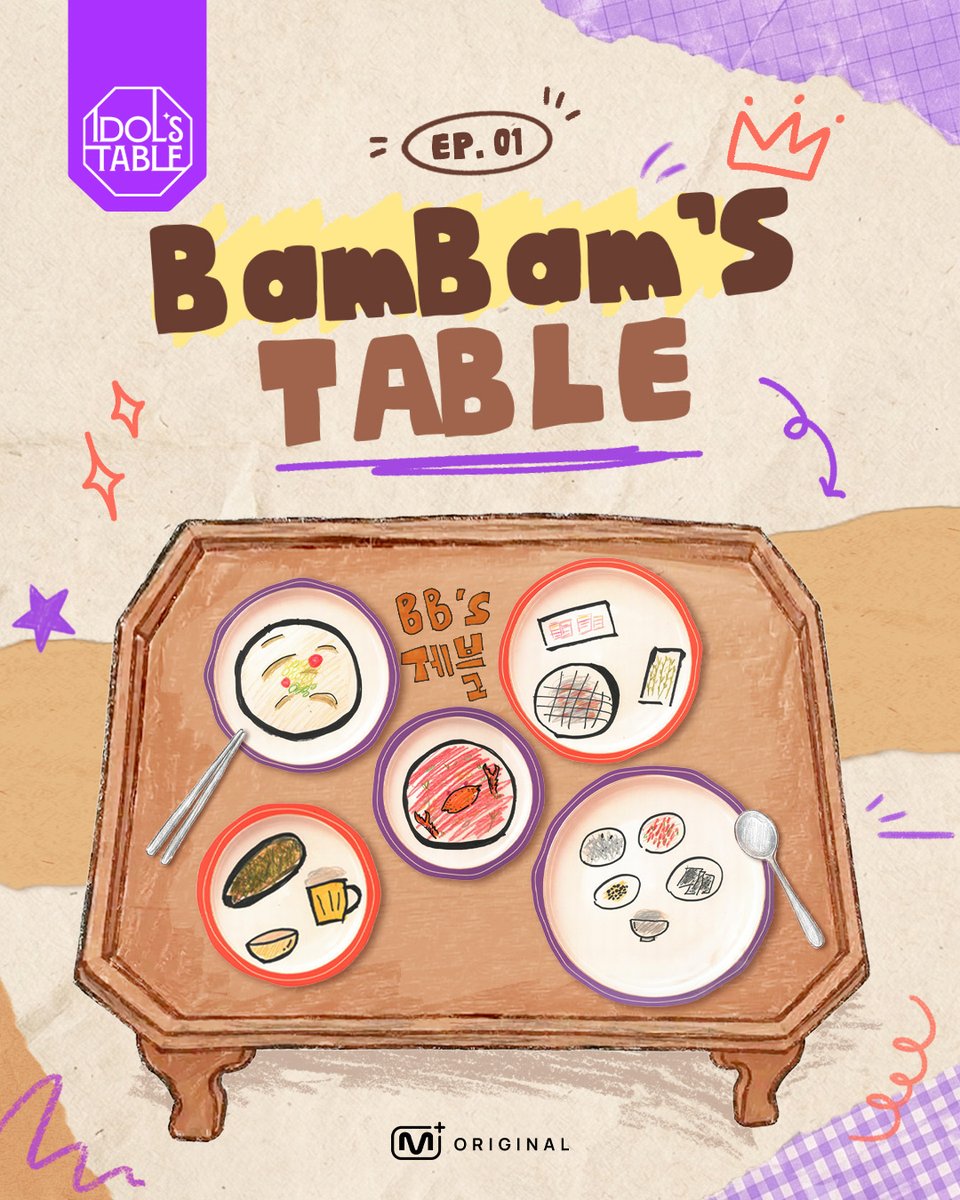 mnetplus_og's tweet photo. [#IDOLSTABLE/EP.01] 𝟏𝒔𝒕 𝑪𝑹𝑬𝑾'𝑺 𝑻𝑨𝑩𝑳𝑬 #MnetPlus_Original

A table full of fun K-FOOD TMI from the 𝑪𝑹𝑬𝑾'𝑺 𝑻𝑨𝑩𝑳𝑬 🍴
What are the dishes they drew and introduced themselves?!
Watch on 𝗠𝗻𝗲𝘁 𝗣𝗹𝘂𝘀👀

Hotspot where Korean food unites the world beyond borders🍽️
Global Food Talk Show where your bias shares their fave K-FOOD

〈IDOL'S TABLE〉 on 𝗠𝗻𝗲𝘁 𝗣𝗹𝘂𝘀 👉 https://t.co/LbwHgRGtDu  

📍 10/6(Tue) 8PM (KST) 𝗠𝗻𝗲𝘁 𝗣𝗹𝘂𝘀 First Release
📍 Watch on 𝗠𝗻𝗲𝘁 𝗣𝗹𝘂𝘀
📺 10/7(Wed) 8PM (KST) 𝗠𝗻𝗲𝘁 On Air

==

[IDOL'S TABLE/EP.01] 𝟏𝒔𝒕 𝑪𝑹𝑬𝑾'𝑺 𝑻𝑨𝑩𝑳𝑬

다양한 한식 TMI가 가득한 식구의 테이블🍴
식구들이 직접 그리고 소개한 음식의 정체는?!
𝗠𝗻𝗲𝘁 𝗣𝗹𝘂𝘀에서 확인해보세요👀

국경을 넘어 한식으로 하나 되는 핫플레이스🍽️
최애의 K-FOOD 취향이 펼쳐지는 글로벌 푸드 토크쇼

〈IDOL'S TABLE〉 on 𝗠𝗻𝗲𝘁 𝗣𝗹𝘂𝘀 👉 https://t.co/LbwHgRGtDu 

📍 10/6(화) 저녁 8시 𝗠𝗻𝗲𝘁 𝗣𝗹𝘂𝘀 첫 공개
📍 Watch on 𝗠𝗻𝗲𝘁 𝗣𝗹𝘂𝘀
📺 10/7(수) 저녁 8시 𝗠𝗻𝗲𝘁 본방송

#KIMPOONG #LEEEUNJI #BamBam #JAEMIN #CHENLE #CARMEN #TSUKI #아돌테 #IDT #엠넷플러스오리지널 #MnetPlus #엠넷플러스 #Mnet #엠넷