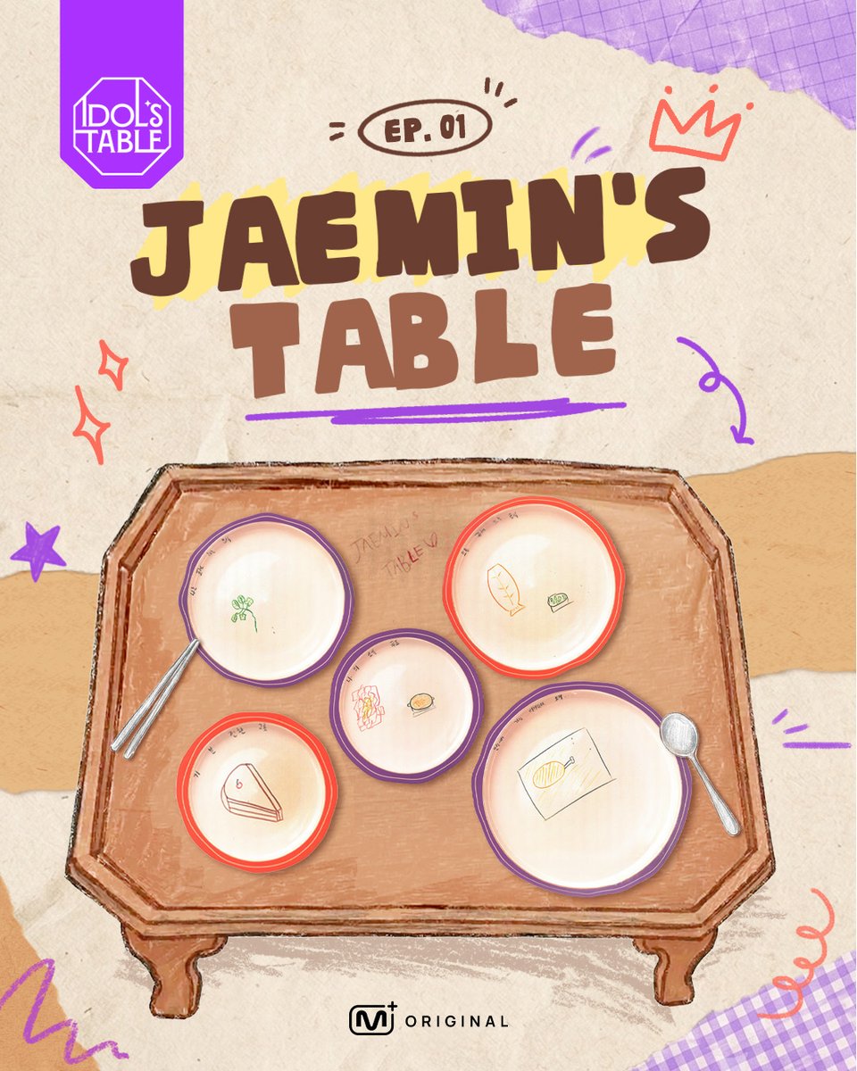 mnetplus_og's tweet photo. [#IDOLSTABLE/EP.01] 𝟏𝒔𝒕 𝑪𝑹𝑬𝑾'𝑺 𝑻𝑨𝑩𝑳𝑬 #MnetPlus_Original

A table full of fun K-FOOD TMI from the 𝑪𝑹𝑬𝑾'𝑺 𝑻𝑨𝑩𝑳𝑬 🍴
What are the dishes they drew and introduced themselves?!
Watch on 𝗠𝗻𝗲𝘁 𝗣𝗹𝘂𝘀👀

Hotspot where Korean food unites the world beyond borders🍽️
Global Food Talk Show where your bias shares their fave K-FOOD

〈IDOL'S TABLE〉 on 𝗠𝗻𝗲𝘁 𝗣𝗹𝘂𝘀 👉 https://t.co/LbwHgRGtDu  

📍 10/6(Tue) 8PM (KST) 𝗠𝗻𝗲𝘁 𝗣𝗹𝘂𝘀 First Release
📍 Watch on 𝗠𝗻𝗲𝘁 𝗣𝗹𝘂𝘀
📺 10/7(Wed) 8PM (KST) 𝗠𝗻𝗲𝘁 On Air

==

[IDOL'S TABLE/EP.01] 𝟏𝒔𝒕 𝑪𝑹𝑬𝑾'𝑺 𝑻𝑨𝑩𝑳𝑬

다양한 한식 TMI가 가득한 식구의 테이블🍴
식구들이 직접 그리고 소개한 음식의 정체는?!
𝗠𝗻𝗲𝘁 𝗣𝗹𝘂𝘀에서 확인해보세요👀

국경을 넘어 한식으로 하나 되는 핫플레이스🍽️
최애의 K-FOOD 취향이 펼쳐지는 글로벌 푸드 토크쇼

〈IDOL'S TABLE〉 on 𝗠𝗻𝗲𝘁 𝗣𝗹𝘂𝘀 👉 https://t.co/LbwHgRGtDu 

📍 10/6(화) 저녁 8시 𝗠𝗻𝗲𝘁 𝗣𝗹𝘂𝘀 첫 공개
📍 Watch on 𝗠𝗻𝗲𝘁 𝗣𝗹𝘂𝘀
📺 10/7(수) 저녁 8시 𝗠𝗻𝗲𝘁 본방송

#KIMPOONG #LEEEUNJI #BamBam #JAEMIN #CHENLE #CARMEN #TSUKI #아돌테 #IDT #엠넷플러스오리지널 #MnetPlus #엠넷플러스 #Mnet #엠넷