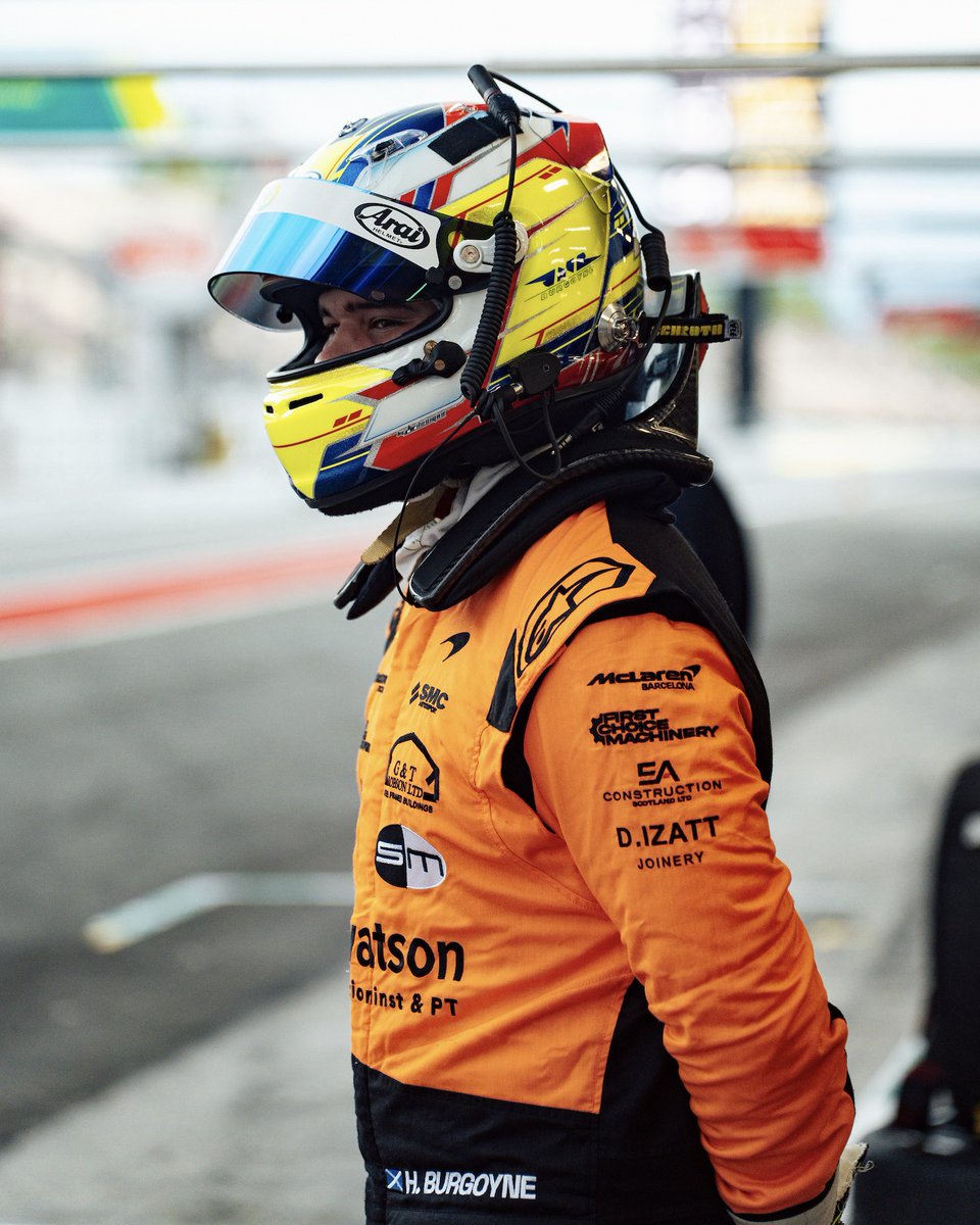 BurgoyneRacing's tweet photo. Okay... can we go racing now? 😆
We’ve got a new start time for Race 2: 17:00 local 🇪🇸 / 16:00 UK 🇬🇧
After yesterday’s win, I can’t wait to see what we can do. Let’s go @SmcMotorsport 👊🏁
📺 Live Stream ➟ https://t.co/nvIaIGc1FY
#TeamBurgoyne #McLarenTrophy #SMCMotorsport https://t.co/b9ELJwnFAP
