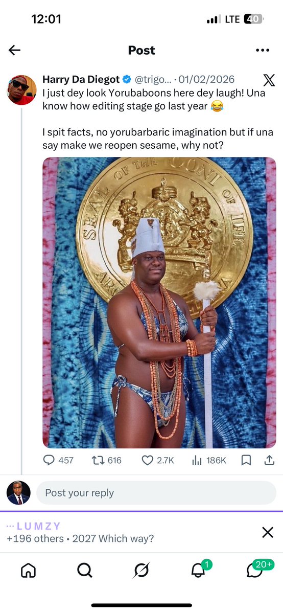 diponet1's tweet photo. THIS IS WHO YOU CHINEDU GRV @GRVlagos STILL FOLLOWS !👇👇👇

But they still want you as OMO IFE like AKINTOLLGATE to support PETER OBI & GRV ! 

Birds of the same feather 🪶 flock together!

ONLY A BASTARD YORUBA YOUTH, PARENTS OR PEOPLE WILL STILL GIVE GBADEBO RHODES-VIVOUR & PETER OBI A SINGLE VOTE !

PETER OBI OR GRV HAVE  NEVER CONDEMNED HARRY @PeterObi , I CHALLENGE YOU TO CONDEMN THIS !

If you @GRVlagos @PeterObi  do , I will delete my twitter account!