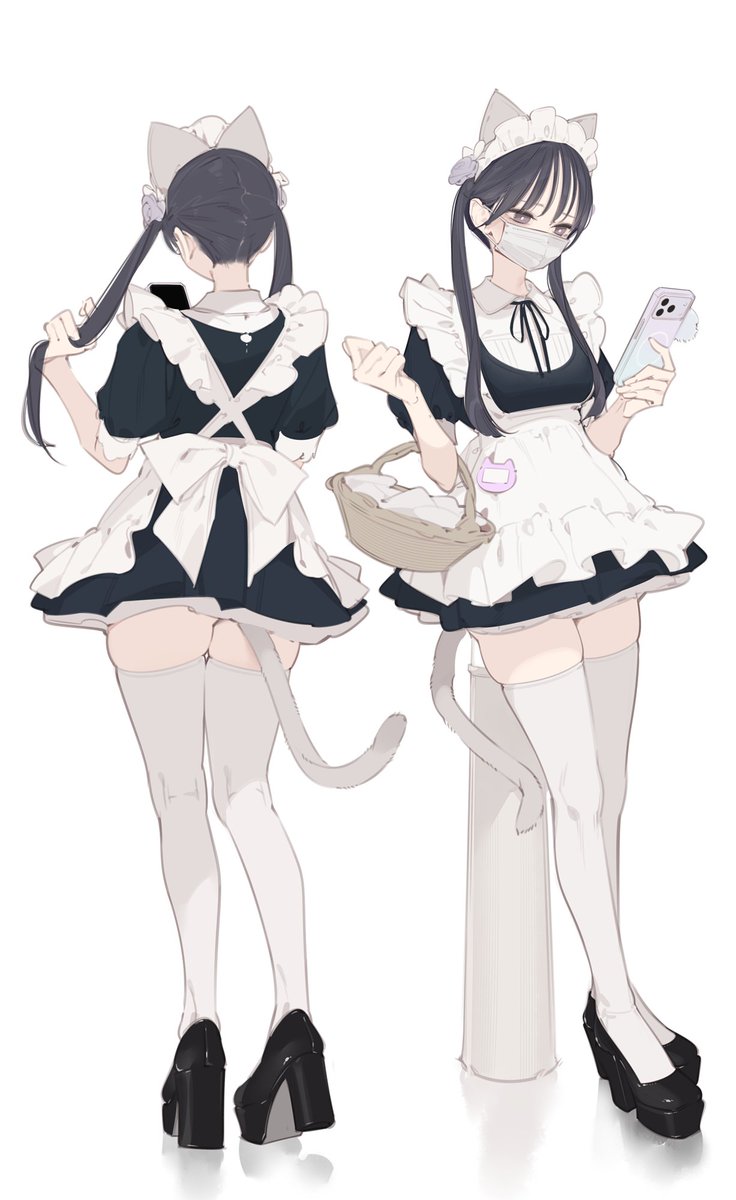amamitsuki12's tweet photo. もちもちメイド https://t.co/xzo5NTPxRV