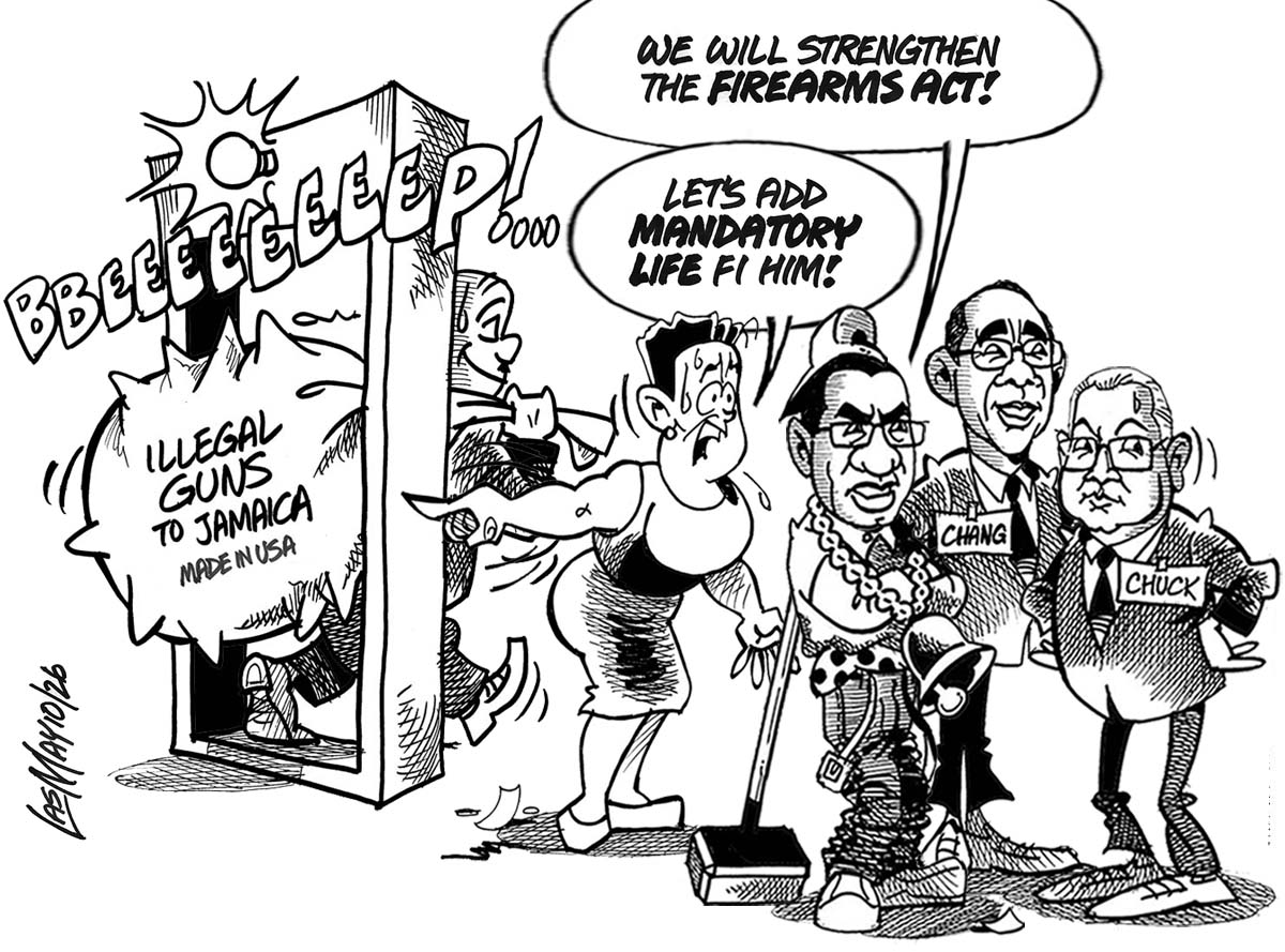 JamaicaGleaner's tweet photo. Today's #LasMay editorial cartoon. See more cartoons: https://t.co/D2MO7YLSfS https://t.co/5MIlR78wS4