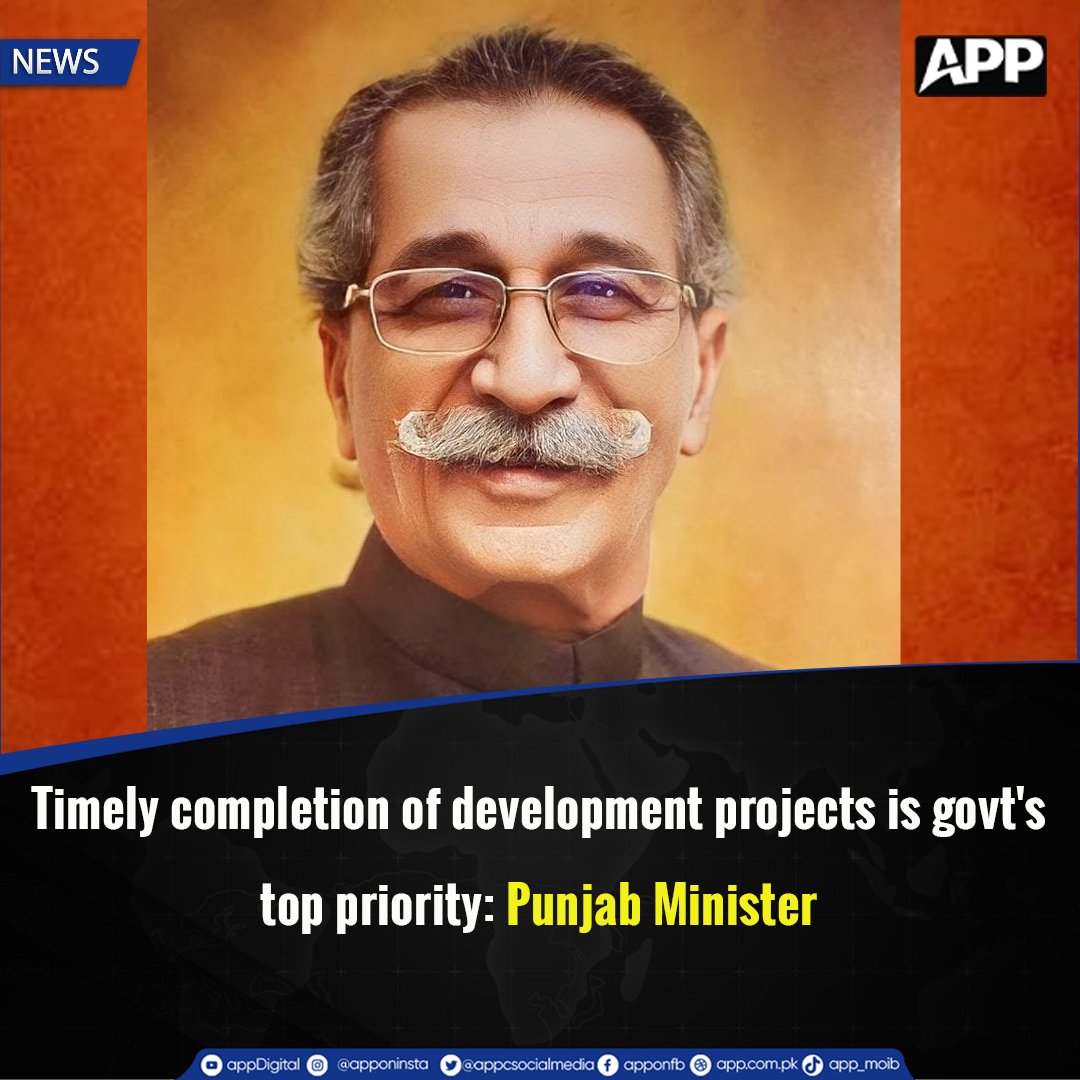 appcsocialmedia's tweet photo. Timely completion of development projects is govt's top priority: Minister
#DevelopmentProjects #GovernmentPriority #TimelyCompletion https://t.co/GKE5qdwJEk