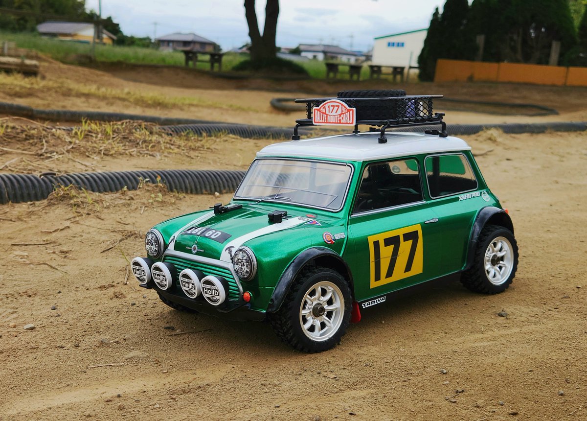 HW_TOP_SPEED's tweet photo. モーリスミニクーパー ラリーモンテカルロ1967🏜️《XM-01PRO S》
初のサーキット走行
秋雨に均された土路面なら難なく走破🛞🏁
ミニも最高🥰ラジコンてやっぱ神よな
#タミヤRC #Mラリー #スカイホビー🌈 #加須サーキット https://t.co/WdK3n0P6Ta