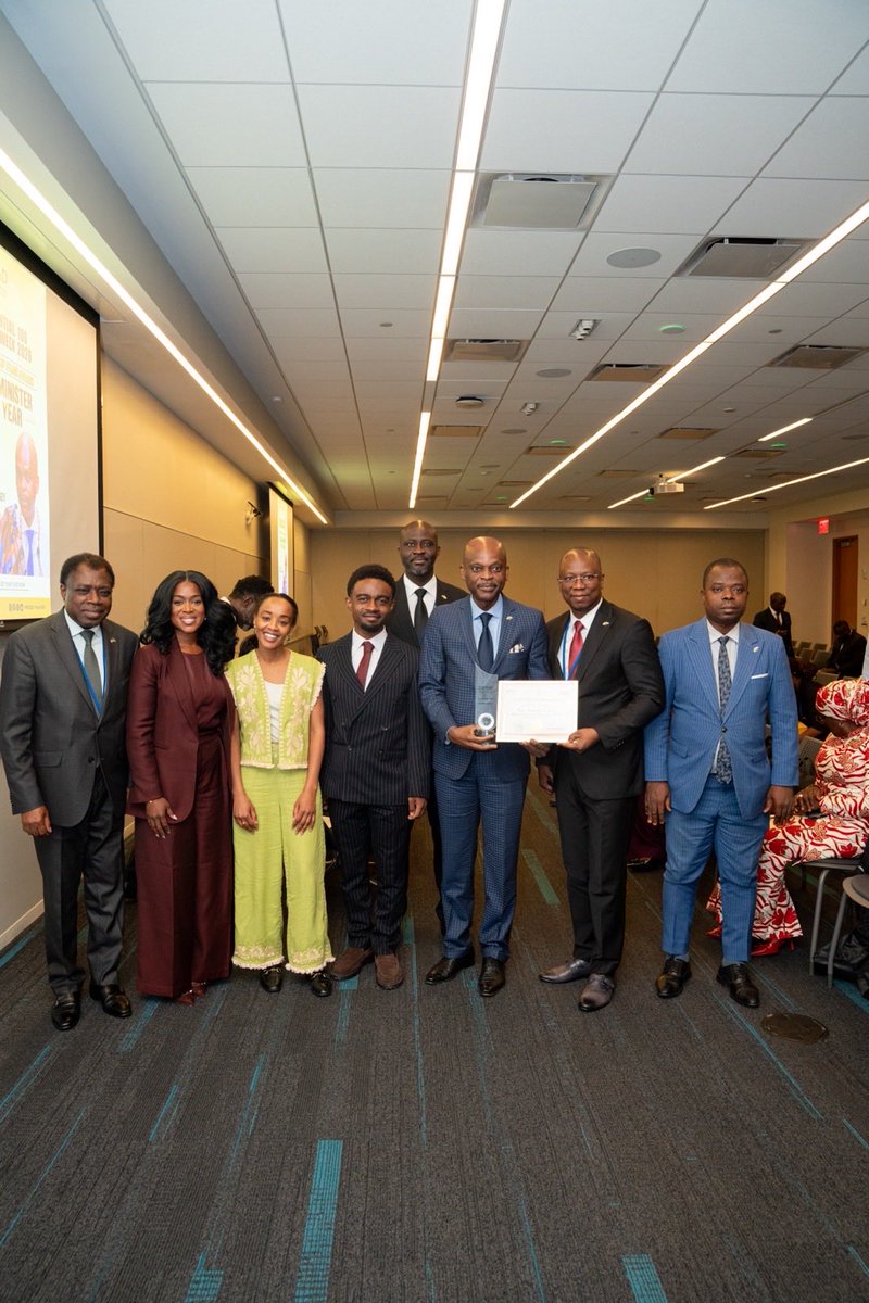 rdussey's tweet photo. Honored and deeply grateful to @MIPAD100 for this prestigious recognition.  the Most Influential 100 Hall of Fame Award GLOBAL MINISTER OF THE YEAR
This award is a reminder that our work, our vision, and our commitment to Africa and the global African diaspora matter.
On behalf of @FEGnassingbe, @_AfricanUnion and all Global south group in the #world, I Thank the MIPAD leadership and community for celebrating excellence, leadership, and positive impact.
Together, let us continue building a future of dignity, inclusion, and opportunity.
#MIPAD #AfricanExcellence #AfricanDiaspora #Leadership #CorrecttheMap
