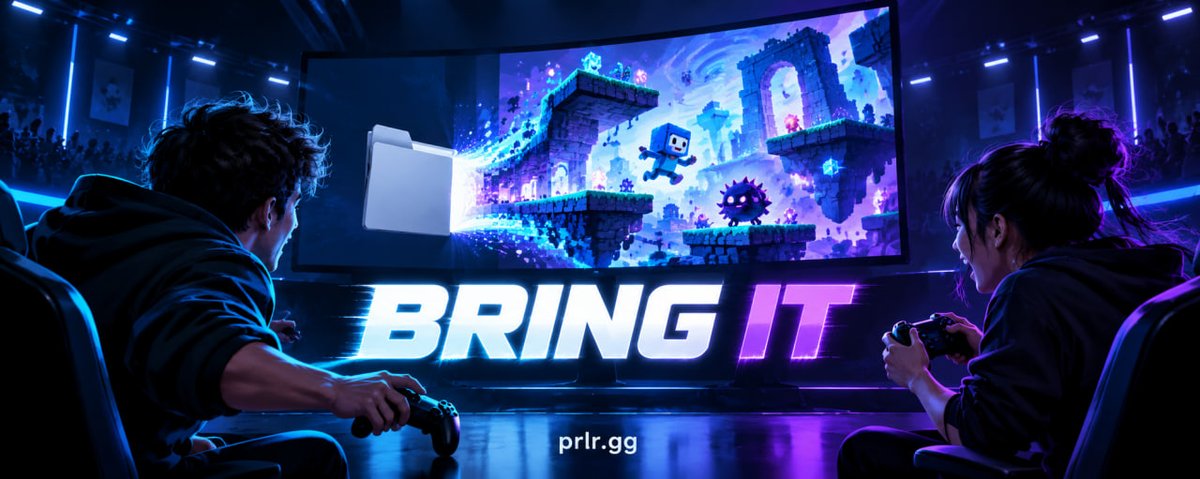 prlrgg's tweet photo. Made something weird this weekend? Bring it. 🎮

Your game doesn’t need another week alone in a folder.

Give it to a player.
Ask one real question.
Send the first challenge.

Opening Night ends October 8.

https://t.co/SYSz9JlK4I https://t.co/rlV75HQLyK