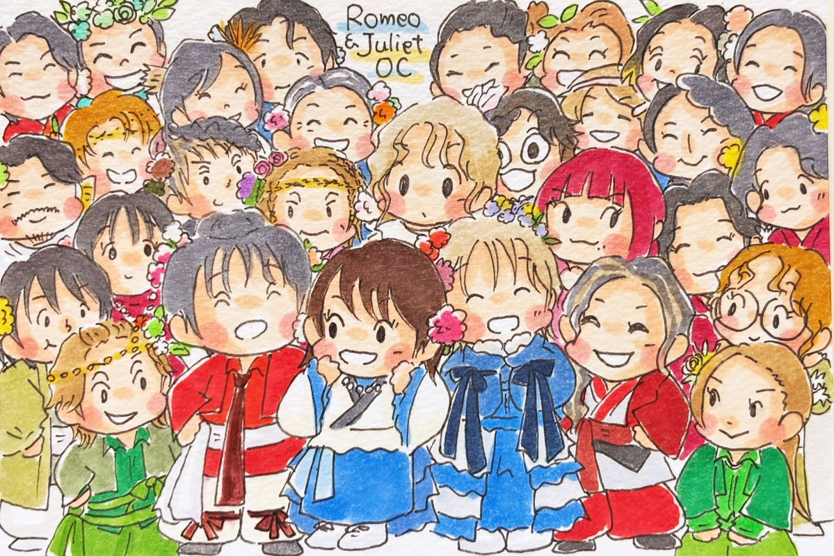 78pika3stage's tweet photo. Casual Meets Shakespeare OC
千穐楽、おめでとうございます🎊
シェイクスピアの時代に想いを馳せながら、ロミオとジュリエットという名作を楽しめたことが本当に幸せでした！
ヴェローナに生きる人々、みんなが愛おしい！
#ロミジュリOC https://t.co/62VuMHTjl0