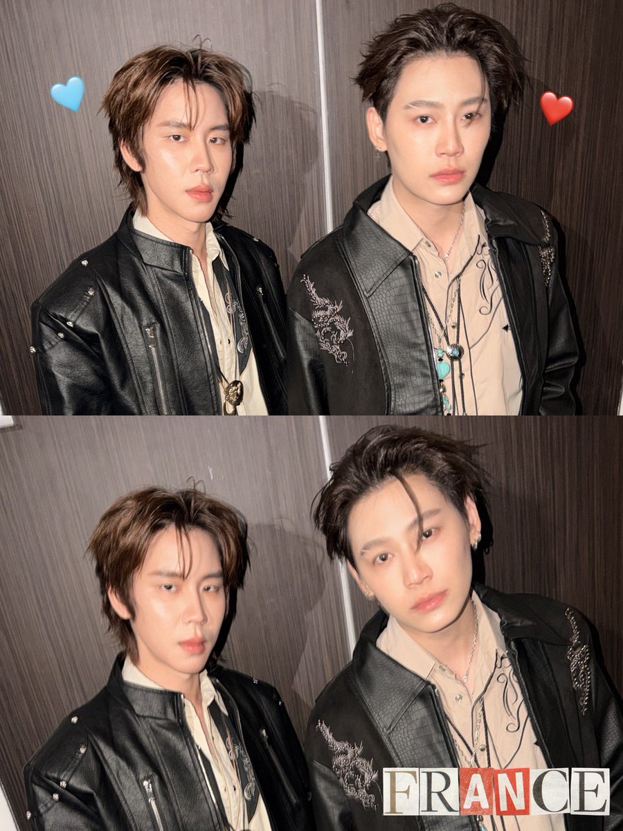 GMMTV's tweet photo. พวกเราพร้อมแล้ว ทุกคนพร้อมแล้วหรือยัง? มาสนุกด้วยกันนะครับ ❤️🩵

We’re ready! Are you ready?
Let’s have an amazing time together! ❤️🩵

Nous sommes prêts ! Et vous, êtes-vous prêts ?
Amusons-nous tous ensemble ! ❤️🩵

#GMMTVFANDAY37INPARIS
#BOUNPREMxFANDAY37INPARIS
#GMMTV
@bb0un @Prem_space