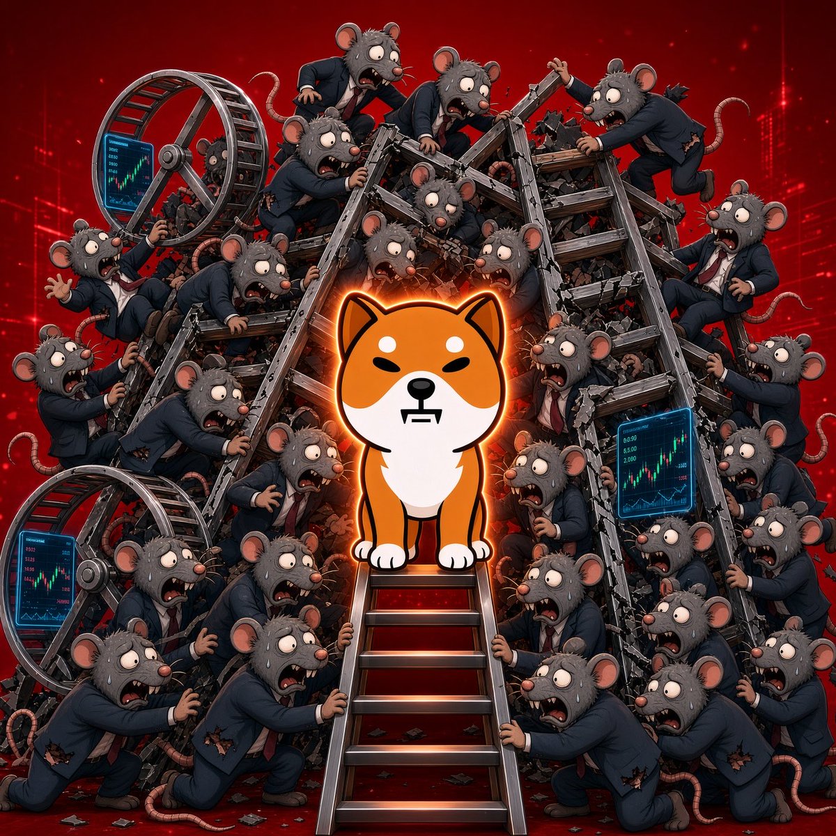 TMM_133's tweet photo. Meet Baby Shib 🐶✨
Cutest genius controlling emotions &amp; mind! Own ladder, zero rat race. Master feelings become smarter &amp; free. Invest in calm power, skip the chaos forever. Fluffy freedom unlocked 🔑🚀
$BABYSHIB 
#BabyShib #SHIB #EmotionalMastery #CryptoWisdom #ShibaInu https://t.co/iJuUrEqxs6