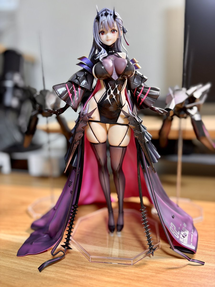 penpen1217's tweet photo. 予約後1年待ったお顔が可愛いマリアン届いて私は嬉しいよ。大きさはガンプラのMGくらい https://t.co/le83nn09Ah