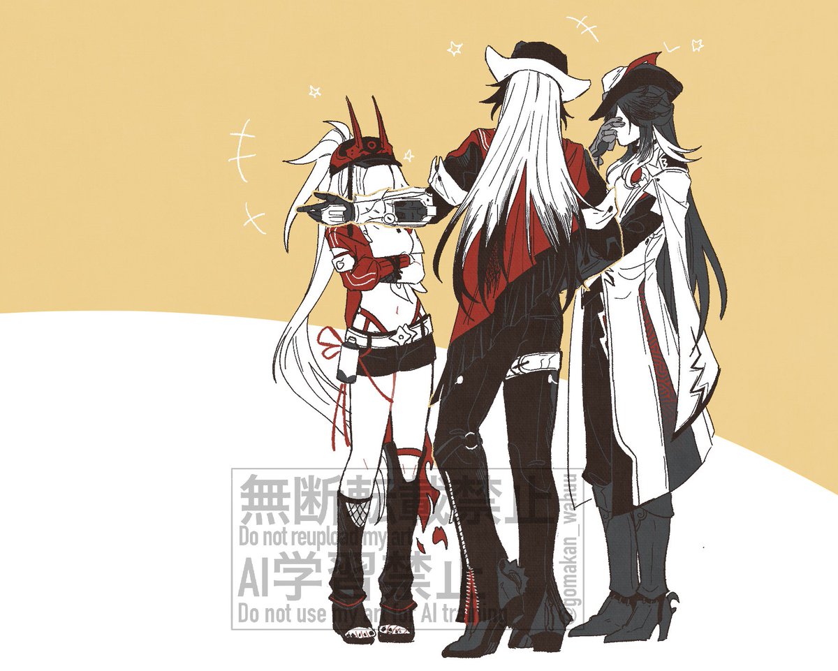 gomakan_wahuu's tweet photo. 三銃士らくがき2種
仲良しであれ… https://t.co/IBi7m6dhal