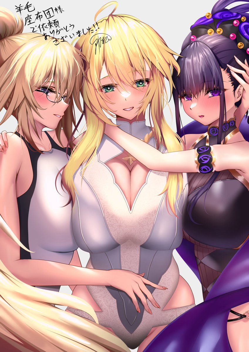 akakiyo62's tweet photo. Skeb 水着アルトリア(ルーラー)達
リクエストありがとうございました！
#Skeb #FGO https://t.co/3YGkKW0Hta