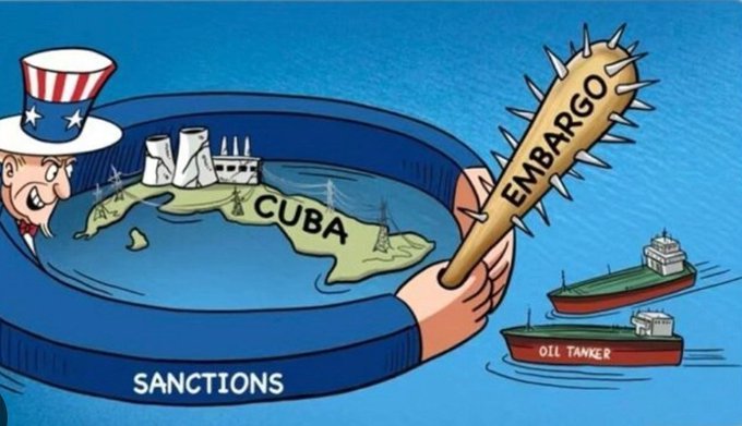 emisoranuevitas's tweet photo. ✅️ La agresión contra #Cuba se ha intensificado y vuelto más cruel desde 2026, con el establecimiento de un bloqueo energético que, por vía de la intimidación y la coerción, prohíbe a todos los países la exportación de combustibles a la isla 🇨🇺.
#Nuevitas #Camagüey https://t.co/yTSvZ7kz4I