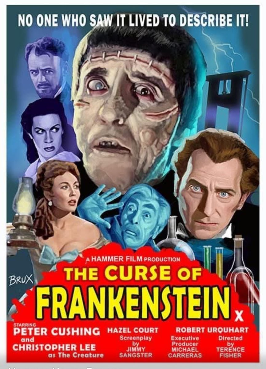 EsrefBudak's tweet photo. Curse of Frankenstein https://t.co/ZHJSCEVEpr