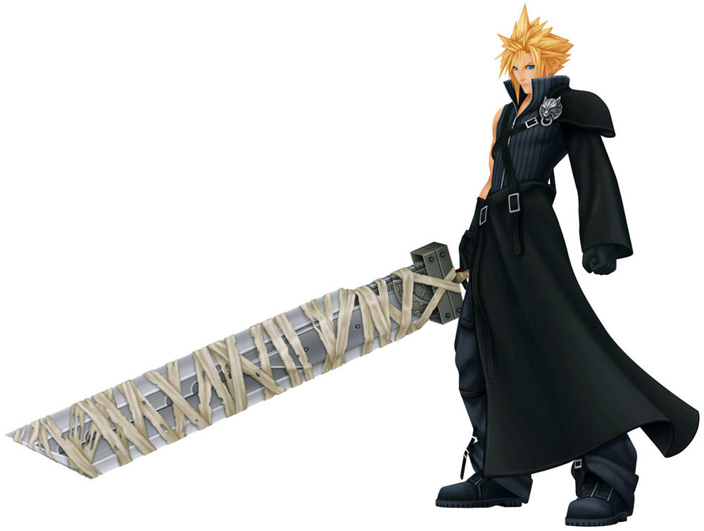MemoryCardFiles's tweet photo. Official art | Kingdom Hearts II - Cloud https://t.co/9DaMlqYFi2