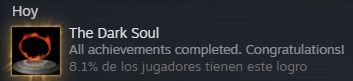 TheSilentFish's tweet photo. ¡Y también logré platinarlo! Ahora solo me quedó Dark Souls 2 por platinar y tengo la saga completada al 100% https://t.co/XA5IN9l0aY