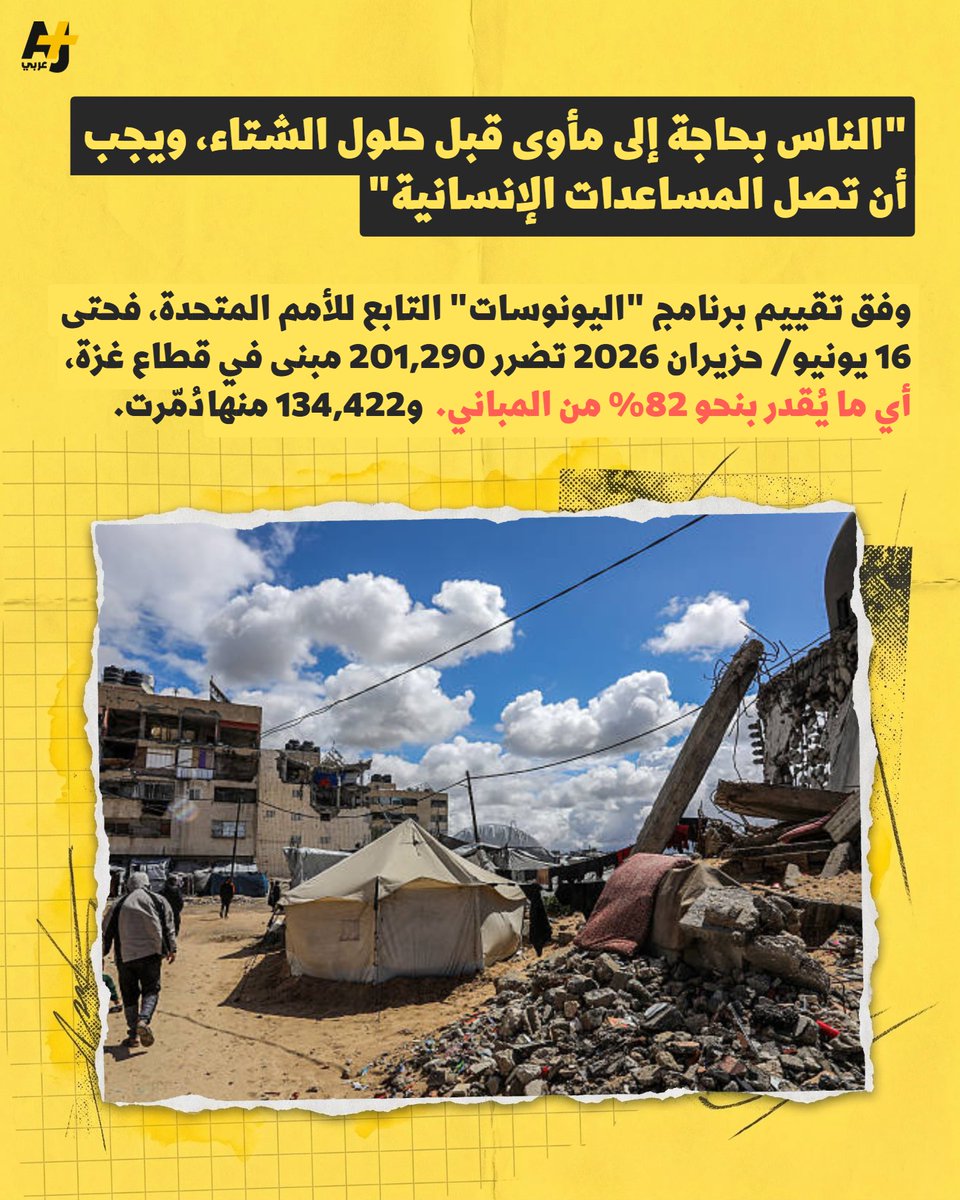 ajplusarabi's tweet photo. غزة قبل وبعد الحرب.. أنجلينا جولي تعلق على صور الأقمار الصناعية: "افتحوا غوغل إيرث وشاهدوا ما حدث". https://t.co/ssCfO1qJ2g