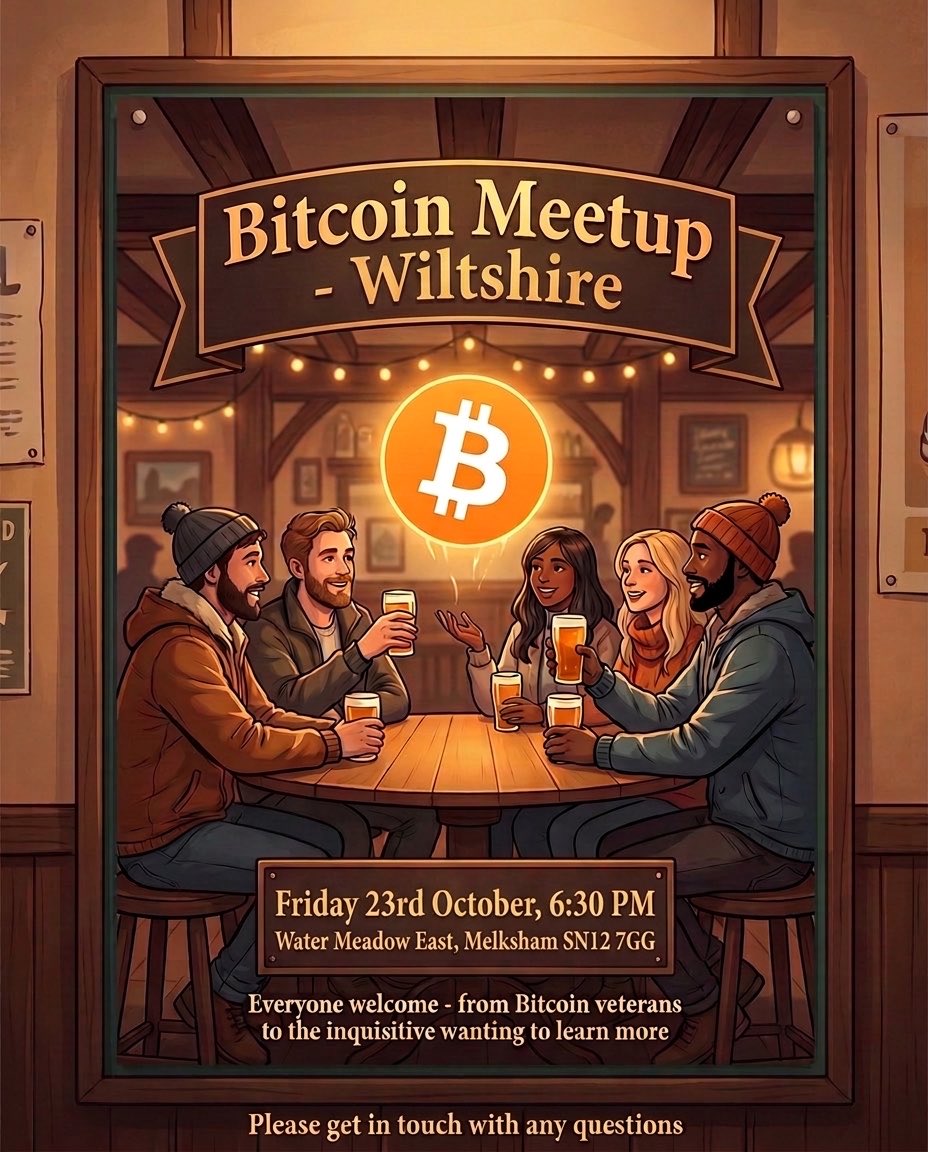 WiltsBtc's tweet photo. Next Wiltshire meet up 😊 https://t.co/dUItSEiY6f