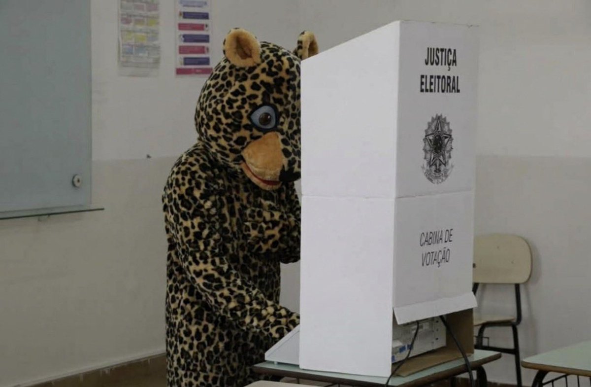 supremomemeral's tweet photo. “O voto é secreto”

Eu indo votar hoje: https://t.co/hZIYRJTquH