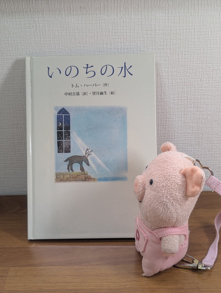 pastorputon's tweet photo. 今日は礼拝でぷーとんの好きな絵本『いのちの水』を読みました。
⁡⁡
聖書に⁡「だれでも渇いているなら、わたし（イエス・キリスト）のもとに来て飲みなさい。」という言葉があります。「お水を飲んで生き返ったみたいだな〜」って思える教会でありたいなぁ。⁡
⁡⁡
⁡#ぷーとん #ぬい撮り https://t.co/LQ8SF6lEL3