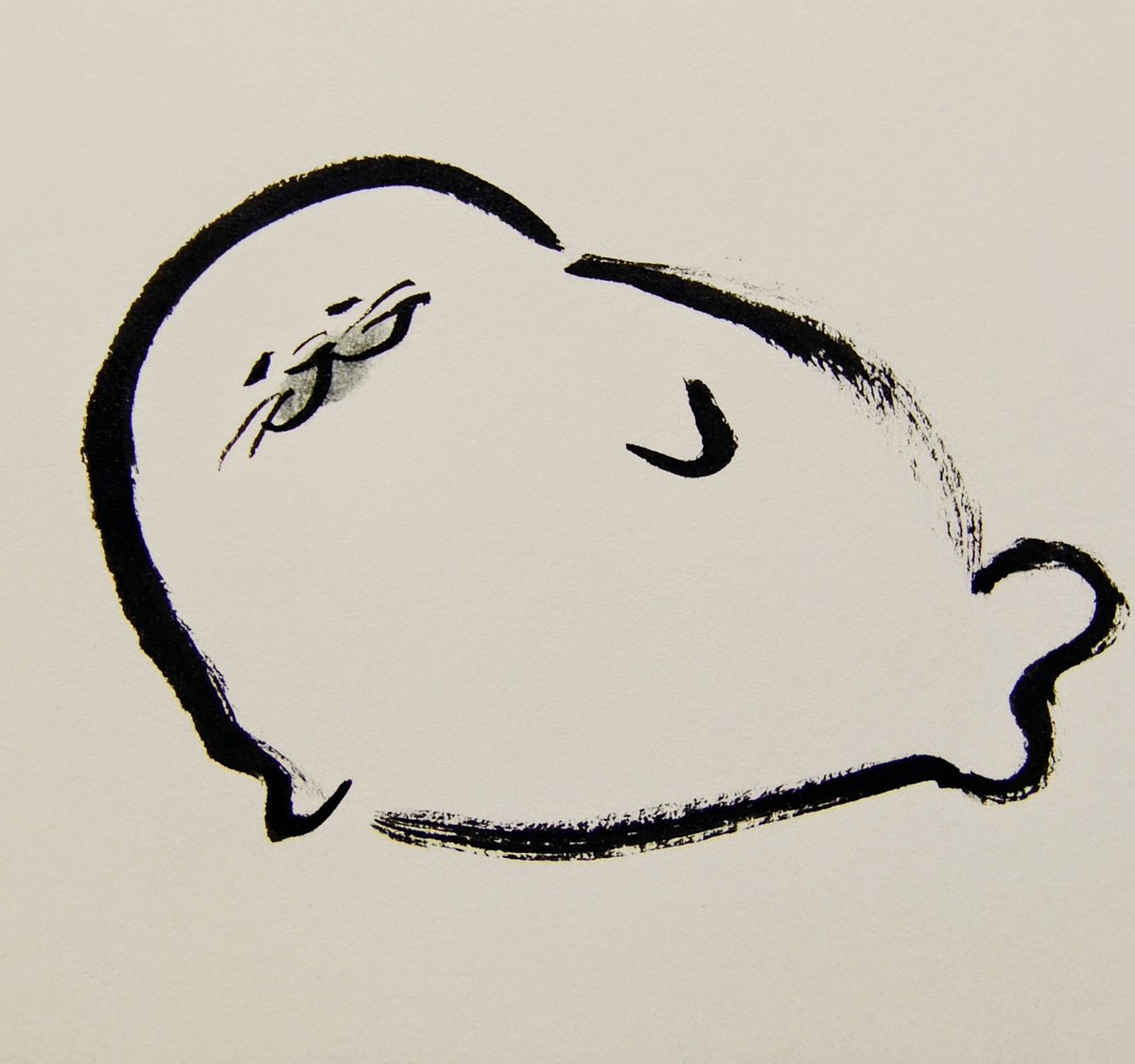 jissunboshi96's tweet photo. アザラシを描きまくるサラリーマンです。あまり上手に描けないけど、まだまだ描き続けます。 https://t.co/EcKTqV3NPP