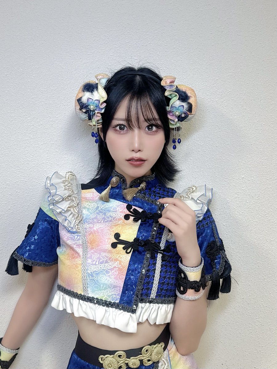 kumamoto_marina's tweet photo. #かがやきフェス2026
虹コンありがとうございました！

金沢でお会いできてとても嬉しかったよˎˊ˗ 
藍色みえてライブ楽しくて全部幸せ！
またはやく会いたいです

ぼんぼんチャイナ衣装🐼💙 https://t.co/SgWhW4Dyhm