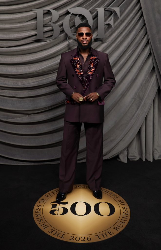 akinfaminu's tweet photo. Business Of Fashion 2026 Gala .. Honored to be inducted into the Class of 2026 🤍✨ 🇳🇬 🇫🇷 

@BoF @colmandomingo @damsonidris

#BOF2026 #AkinFaminu https://t.co/WpB7aKUZSz
