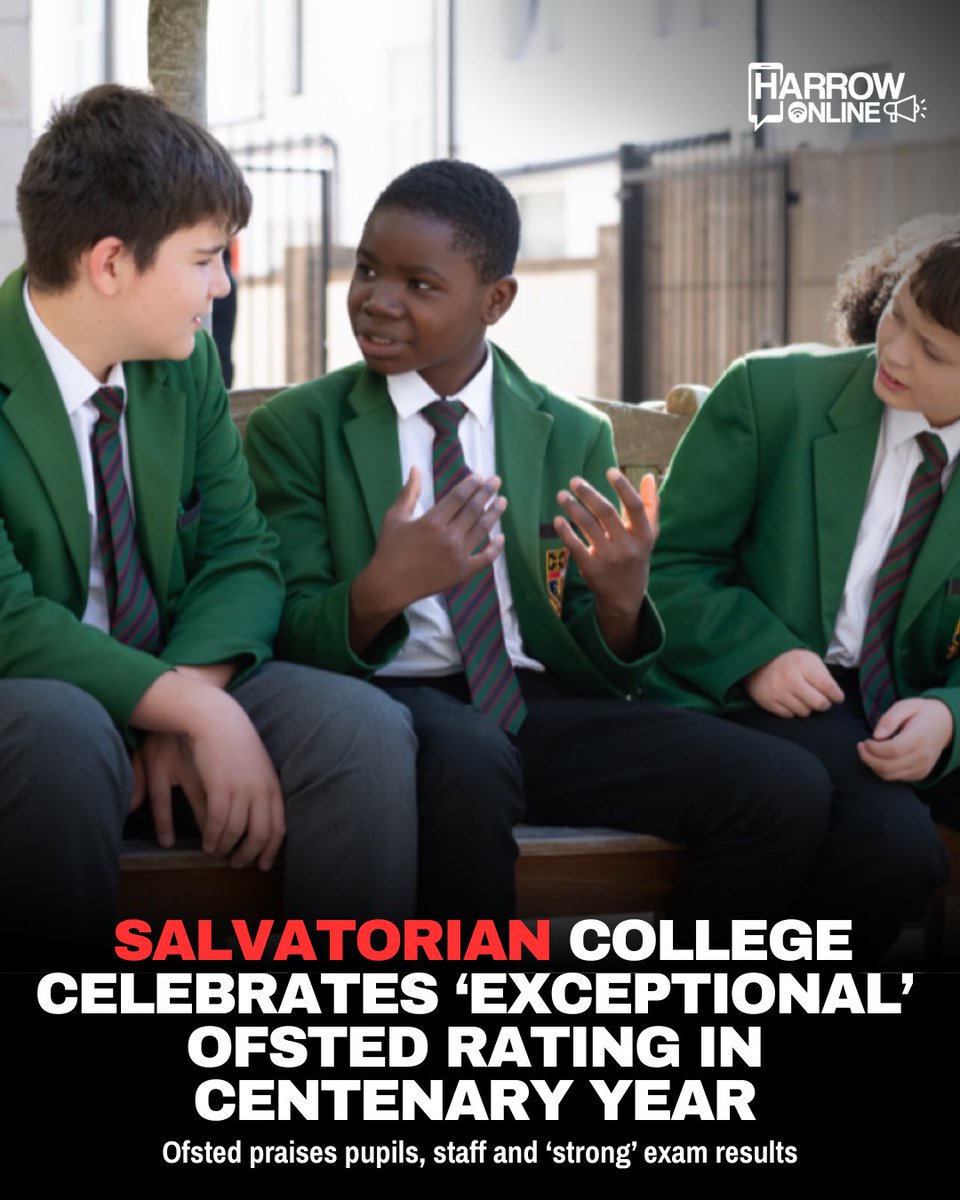 harrowonline's tweet photo. Salvatorian College is celebrating a landmark centenary year after receiving high praise from Ofsted and reporting strong GCSE and A level results. Link in bio. #Harrow #News #HarrowOnline https://t.co/uyQ9EtrM36